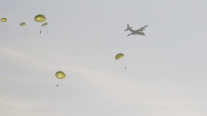 U.S. Army Paratroopers and Paratroopers participate in Exerciese Falcon Leap in the Netherlands