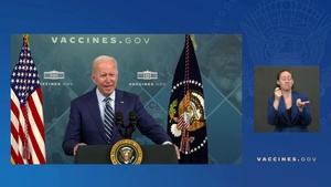 President Biden Delivers Remarks and Receives a COVID-19 Booster Shot