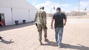 528th Hospital Center Mental Health Team checks on Afghan Guests and Soldiers