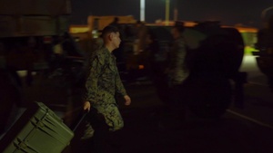 U.S. Marines with 3/12 convoy during Exercise Noble Jaguar 2021