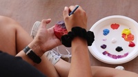 Camp Arifjan Paints Rocks for Mental Health