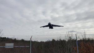 C-5M Flyover at Westover ARB, Mass.