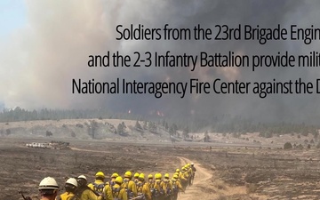 JBLM Soldiers conduct wildland fire fighting operations in support of NIFC