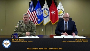 PEO Aviation virtual Town Hall - 28 October 2021