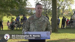 Task Force McCoy Media Day for Operation Allies Welcome