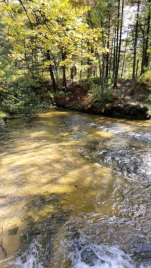 Trout Falls at Fort McCoy's Pine View Recreation Area