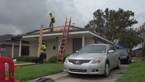 First Blue Roof Install- Hurricane Ida Recovery