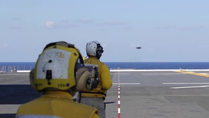 U.S. Marine Corps F-35B Lands on JS Izumo