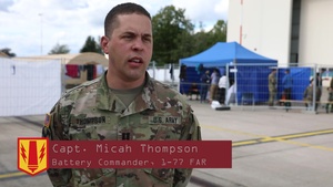 Rail Gunners help support Operation Allies Welcome in Ramstein Air Base, Germany