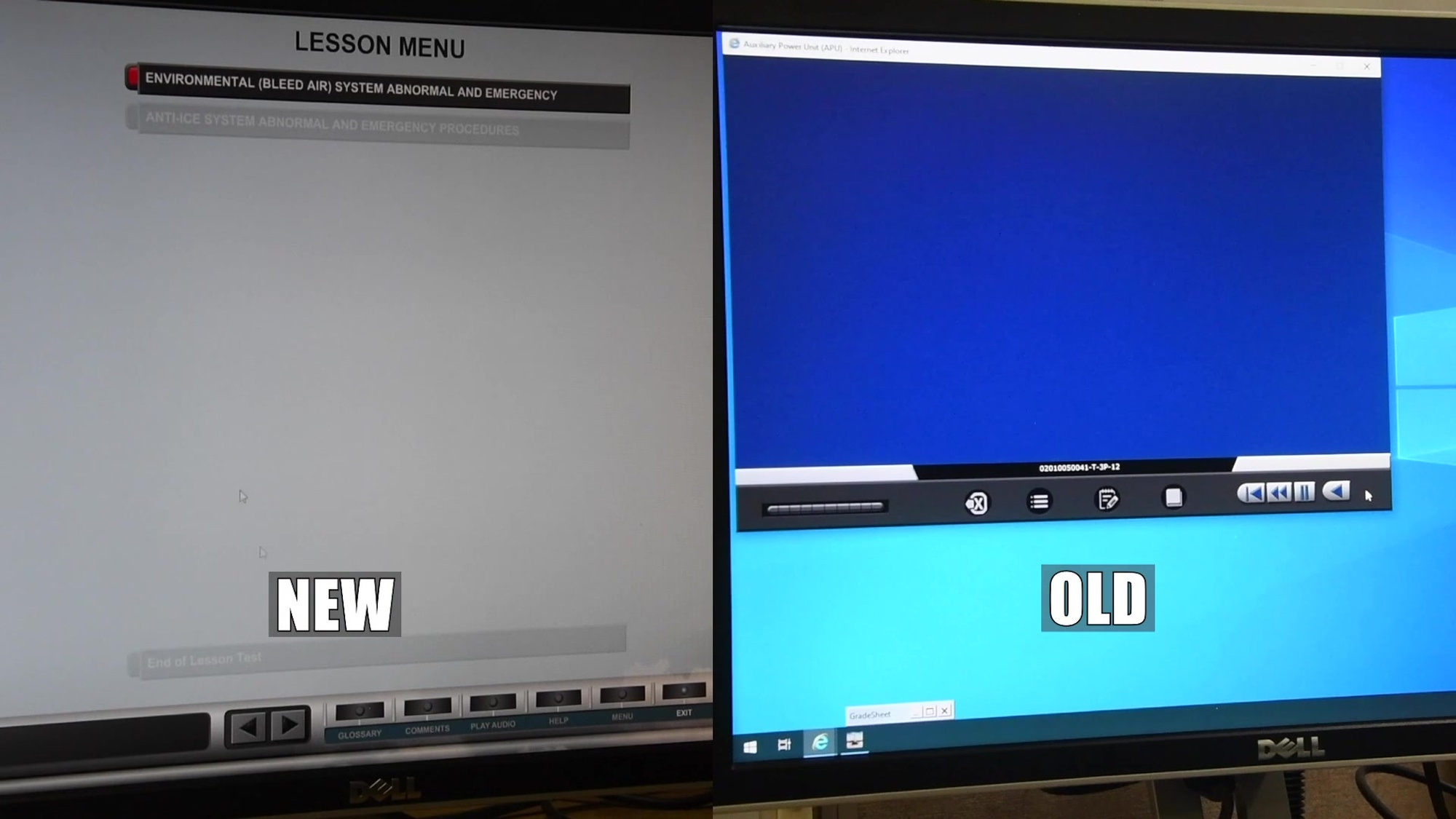 Lt. Col. Matt Tarnowski, 97th Training Squadron commander, addresses the improvements to the computer based training that students experience on Altus Air Force Base, Oklahoma. The new software that the students will experience greatly increases the speed of the CBT slide advancing so that students will have a better, faster experience.