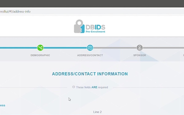 DBIDS Visitor Enrollment System