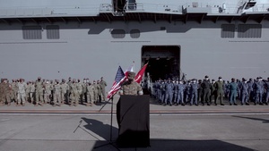 Japanese Ship Izumo-Class Helicopter Destroyer Closing Ceremony