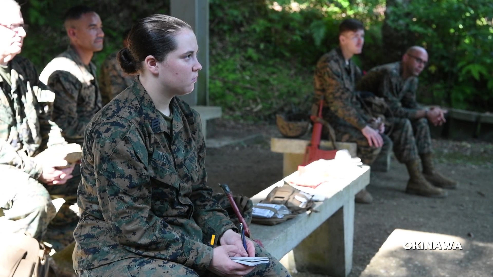 Religious Programs Seaman Issabella Livingston from 3d Marine Division went through the first iteration of the Jungle Religious Ministry Course at the Jungle Warfare Training Center on Okinawa, Japan, Sept. 21, 2021. RP’s and Chaplains got to rappel down a 60-foot cliff, learn Tactical Combat Casualty Care and survival skills to enhance their readiness. (Video by Mass Communications Specialist 3rd Class Kelly Meyer)