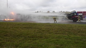 RAF Fairford new fire truck B-Roll Stringer