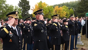 Staff Sgt. P. Lincoln Olmstead memorial service 10-5-2021