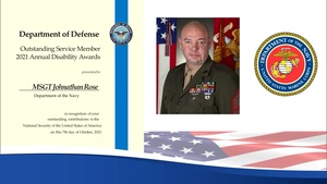 41st Annual Secretary of Defense Disability Awards Ceremony