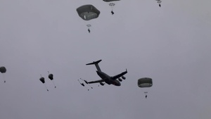 Spartan paratrooper's 100th jump