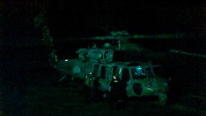 USS Carl Vinson (CVN 70) Conducts Night-Time Flight Operations