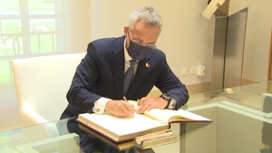 NATO Secretary General visits Spain - arrival and bilateral meeting with the Spanish Prime Minister