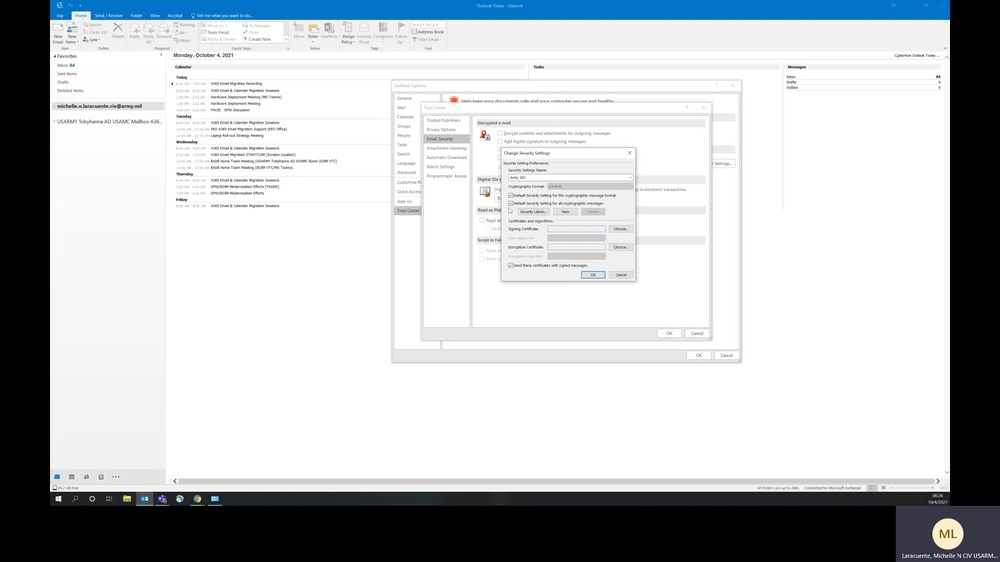 DVIDS Video Tobyhanna Army Depot A365 Email Migration Guided Walk