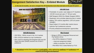 AUSA 2021 Warriors Corner: Enlisted Talent Management Now and the Future + ATAF