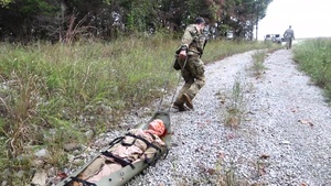 Casevac lane B Roll at Army Best Warrior Competition