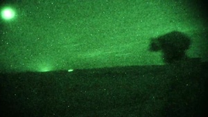 Charlie Company “Fighting Aces” conduct a platoon live-fire exercise at night at DPTA