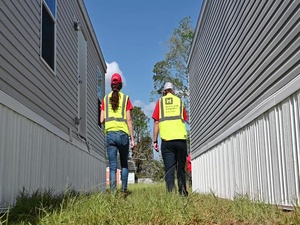 USACE Housing Teammates Work Together at Home,  While Deployed