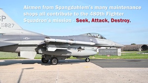 What does it take to maintain an F-16 Fighting Falcon?