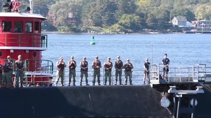 Historic Ship Nautilus gets underway