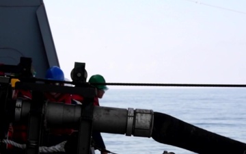 USS Portland Conducts Replenishment-at-Sea