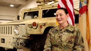 328th MP Company welcomes First Female 1SG