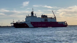 Coast Guard Cutter Healy arrives in Baltimore