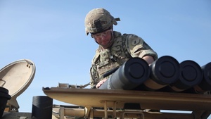 1st Battalion,16th Infantry Regiment conducts live fire mortar training in Romania