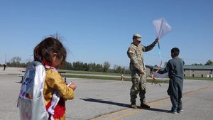 Flying Kites with Afghan Guests