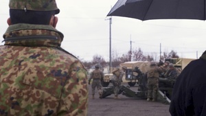 3/12 Marines and JGSDF members participate in artillery static display