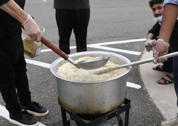 Kebab Night on Fort Lee for Afghan Personnel
