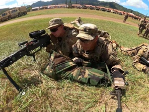 JRTC 22-01 2/27 Infantry and Royal Thai Army assault training
