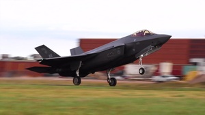 F-35s stop at Tinker