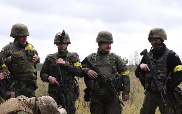 B-Roll Rifle Focus: Battle Group Poland's capstone force-on-force maneuver exercise