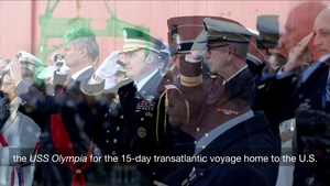 Tomb of the Unknown Soldier centennial ceremony in Le Havre, France