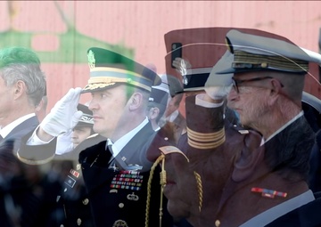 Tomb of the Unknown Soldier centennial ceremony in Le Havre, France