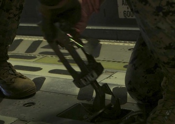 Marines and Airmen Train in C-17 Aerial Embarkation