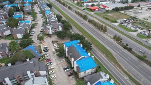 USACE installs blue roofs on over 90 apartment buildings in the New Orleans area