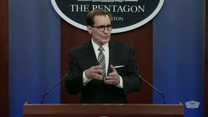 Pentagon Press Secretary Holds Briefing