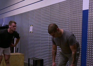 Airman helps others be fit to fight - (B-Roll)