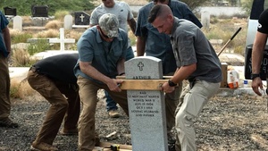 Burial Honors in Djibouti, Africa, remembers U.S. WWII Veteran over 60 years later