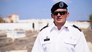 Burial honors in Djibouti, Africa- Chaplain Parnell