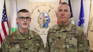Deployed Father-Son University of Nebraska-Lincoln Shout Out