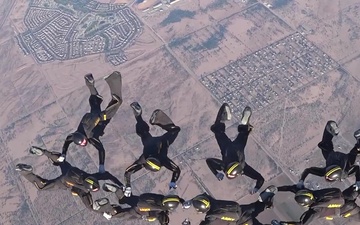U.S. Army Parachute Team competes and wins Silver in National Skydiving Championship events
